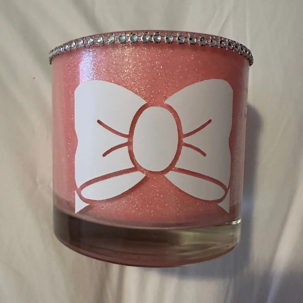 Pink Barbie Makeup Brush Holder with Rhinestones
